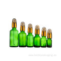 Green Glass Dropper Bottle